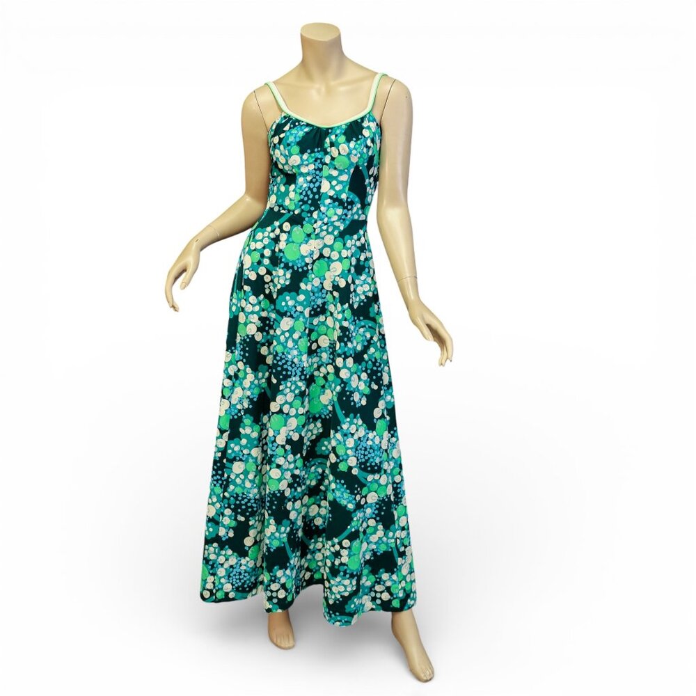 Vintage 1960s DeWeese Sundress with Built-In Bra * Small